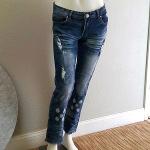Kroix Designer Ripped jeans with pockets
